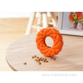 Natural Rubber toy treat pet toy Ring feeder